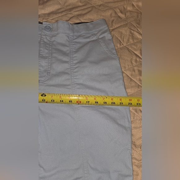 Lee Light Blue Cropped Pants B1 - Picture 9 of 10